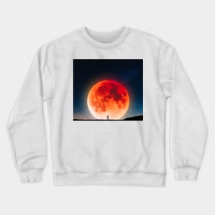 Red Moon Crewneck Sweatshirt